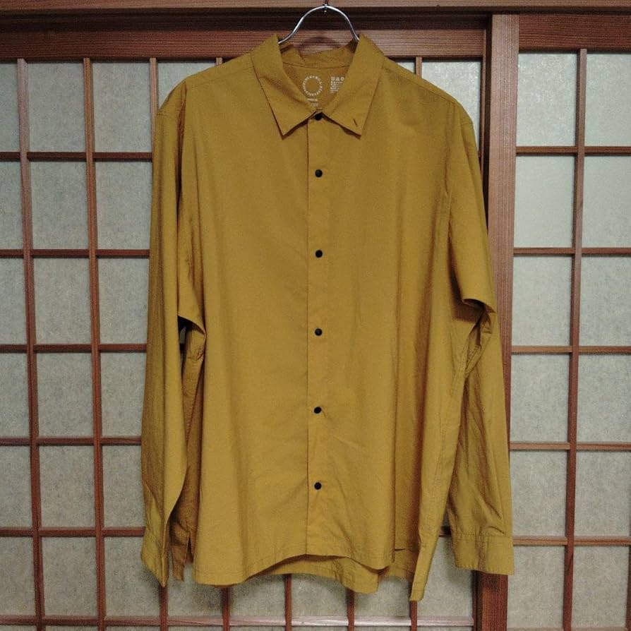 Amazon.co.jp: 山と道 ULシャツ Unisex XLサイズ マスタードカラー